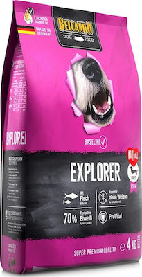 Belcando Baseline Explorer 12.5kg Dry Food Grain Free for Adult Dogs of Small & Medium Breeds with Fish