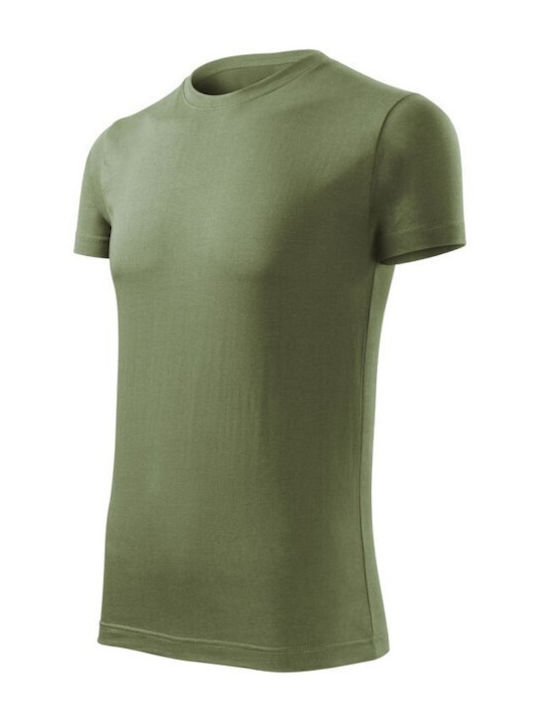 Malfini Men's Short Sleeve Promotional Blouse Green MLI-F4309