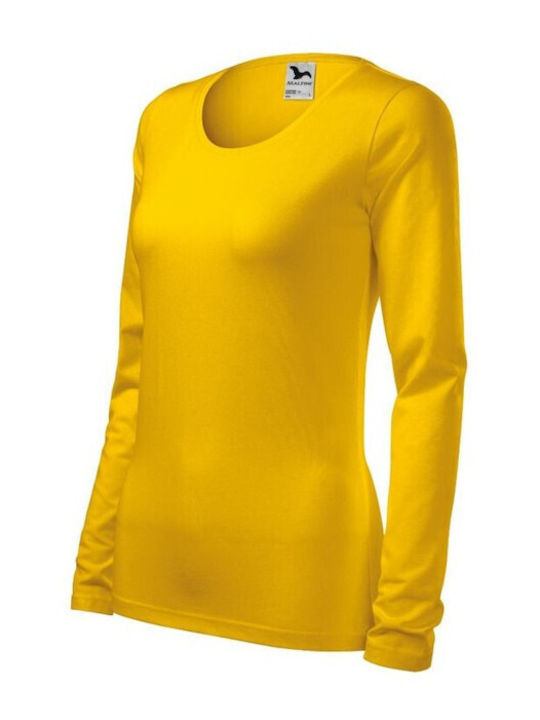 Malfini Women's Short Sleeve Promotional Blouse Yellow