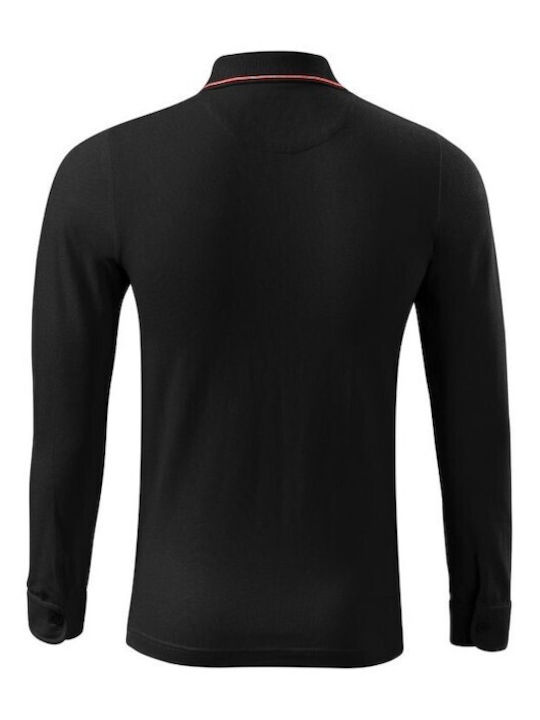 Malfini Men's Short Sleeve Promotional Blouse Black MLI-25801