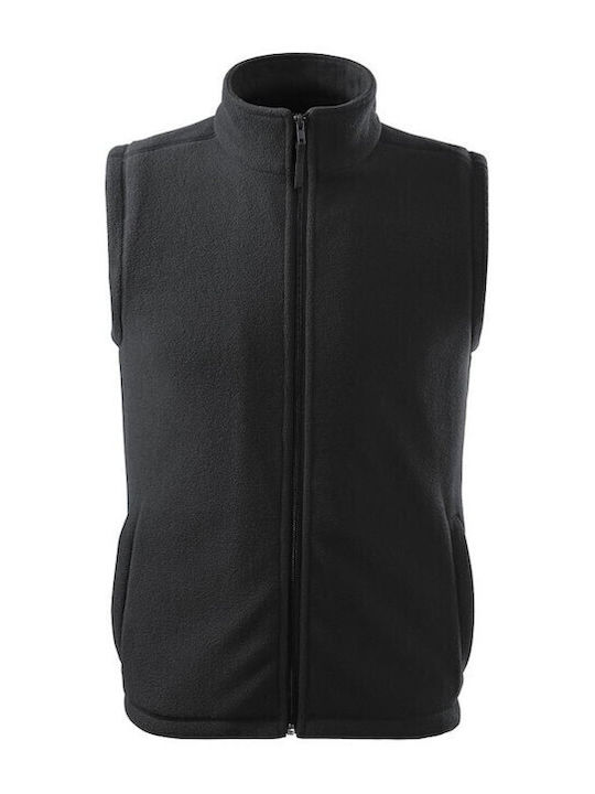 Men's Fleece Cardigan Gray