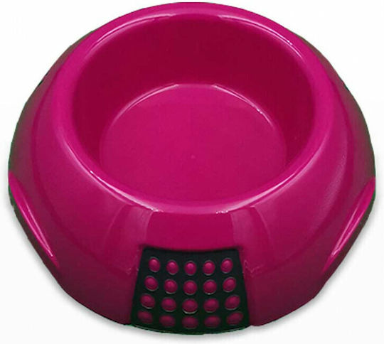 MPS Luna Plastic Bowl Food & Water for Dog 1lt in Fuchsia Color BL-350076F