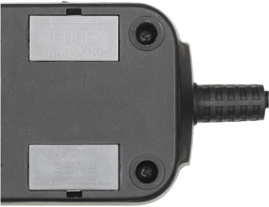 Lestar LV530W Πολύπριζο 5 Θέσεων με Διακόπτη και Καλώδιο 2.5m