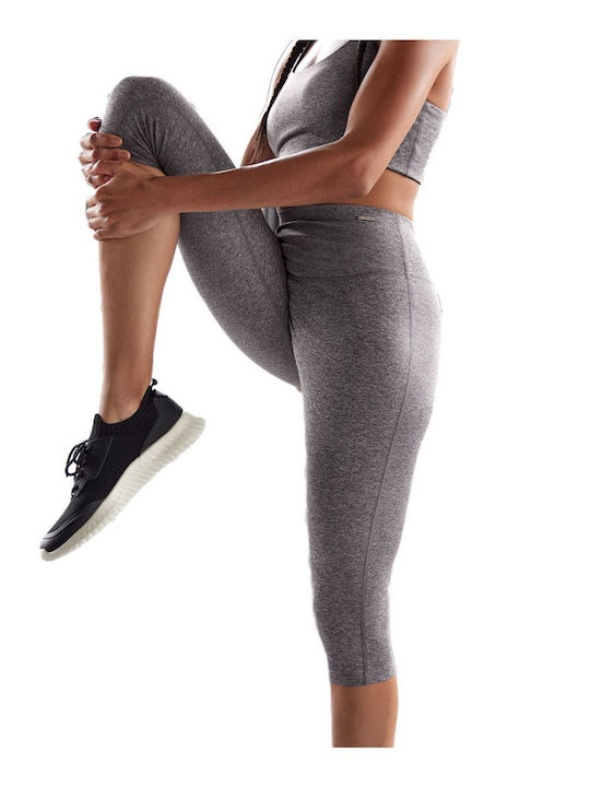 Ysabel Mora Women's Capri Training Legging Gray