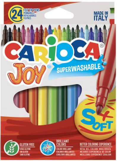 Carioca Joy Lavabili Markere de Desen 2.6mm Set 24buc