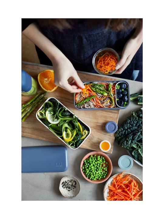 Monbento Кутия за обяд Пластмаса Син 1000мл 1бр