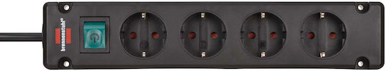 Brennenstuhl Power Strip 4 Positions with Switch and Cable 1.5m