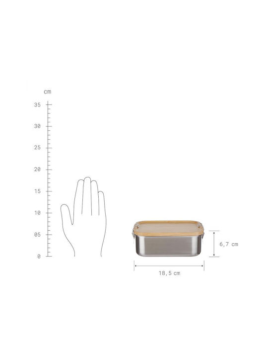 Butlers Δοχείο Φαγητού Inox Ασημί 1.2lt