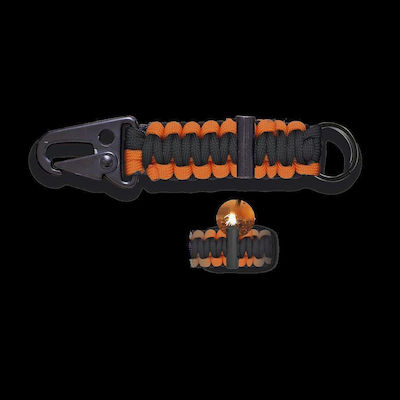 Martinez Albainox Paracord Paracord Keychain Μπρελόκ με Πυρόλυθο Orange/Black