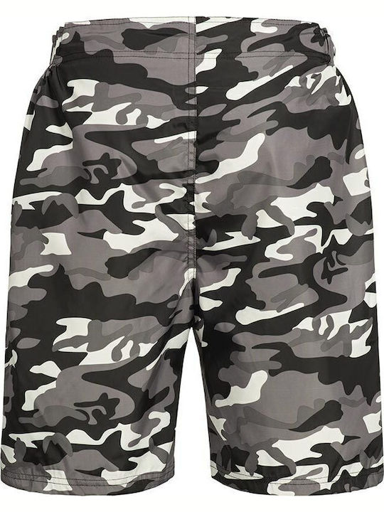 Lonsdale Lothrop Men's Swimwear Bermuda Gray Camo