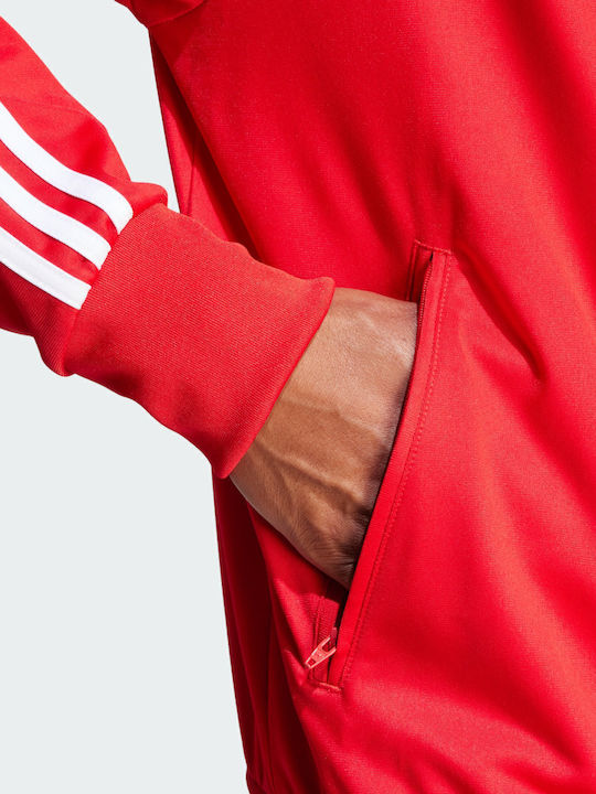 Adicolor Classics Herren Fleecejacken & Strickjacken Rot