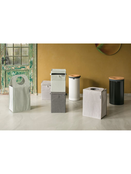Brabantia Fabric Laundry Basket 35lt with Cap 37x32x44.5cm Gray