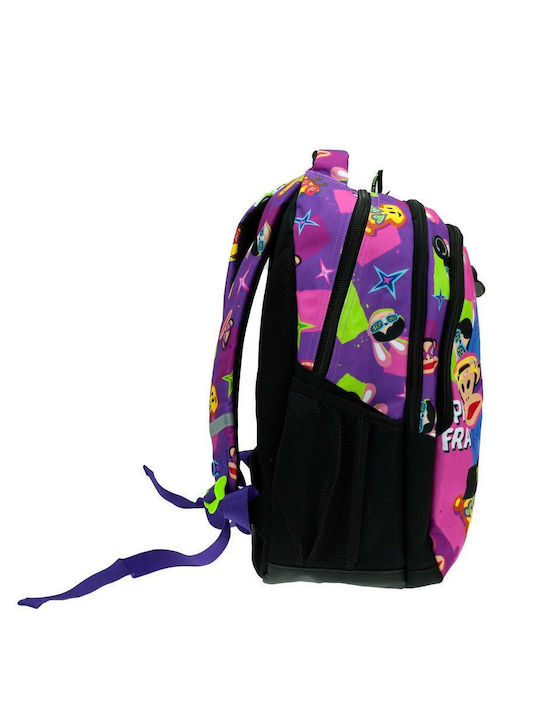 Paul Frank Punk Schulranzen Rucksack Grundschule Mehrfarbig mit Flaschenhalter 30Liter