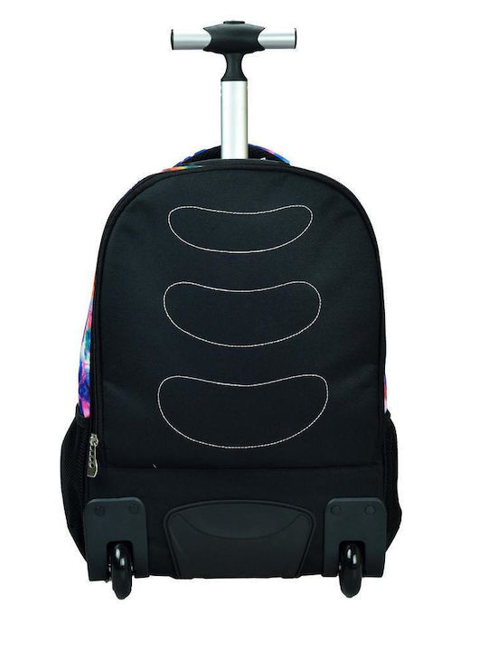 No Fear School Bag Trolley Elementary, Elementary Multicolour with Water Bottle Holder 30Liters