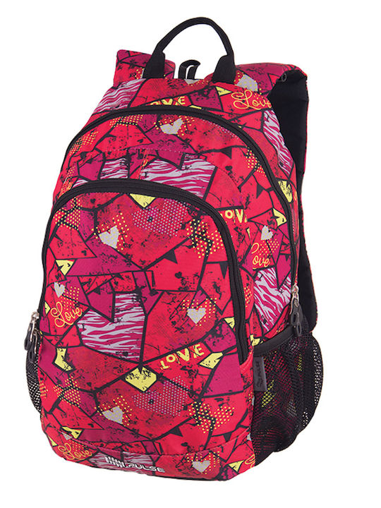 Pulse Cots Square Heart Tasche Rucksack Fuchsie Pulse Cots Square Heart Tasche Rucksack Fuchsie