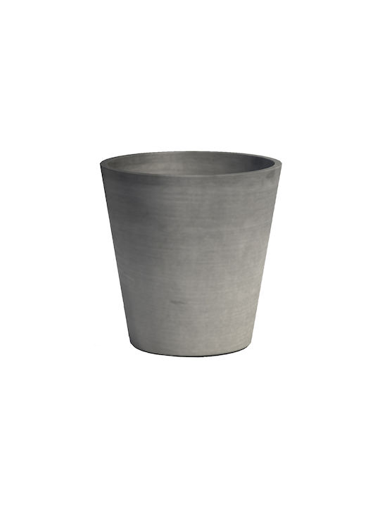 Ecopots Morinda Γλάστρα σε Γκρι Χρώμα 14x16cm