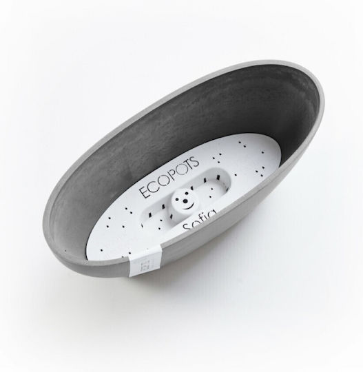 Ecopots Sofia Pot Plastic 30x13x13.5cm.