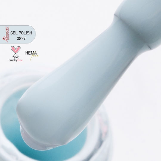 Alezori Classic Halb-permanenter Nagellack 3829 Light Blue 15ml 1Stück