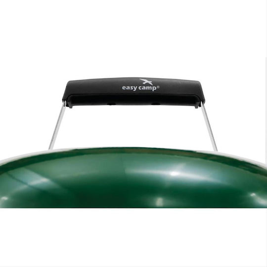 Easy Camp Holzkohlegrill Adventure Grill Tragbar Holzkohlegrill Kessel mit Deckel 35cmx35cm