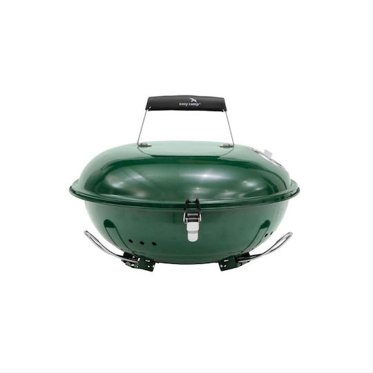 Easy Camp Holzkohlegrill Adventure Grill Tragbar Holzkohlegrill Kessel mit Deckel 35cmx35cm