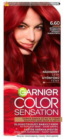 Garnier Color Sensation Боя за коса 6.60 Блондинка Тъмно ярко червено