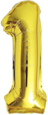 Balloon Foil Jumbo Number 1 Gold 1 100cm