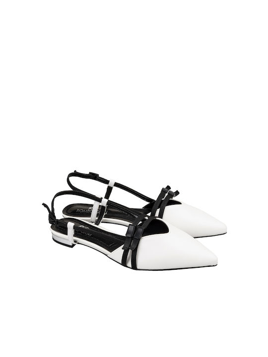 Romeo Gigli Ballerinas White