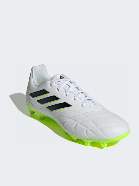 adidas Copa Pure.3 Ποδοσφαιρικά Παπούτσια με Τάπες MG Cloud White / Core Black / Lucid Lemon