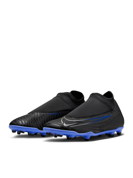 Nike Phantom GX Club Football Shoes with Cleats Black / Hyper Royal / Chrome