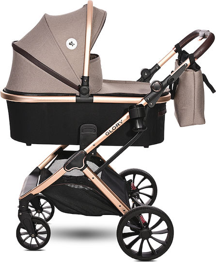 Lorelli Glory Ρυθμιζόμενο Καρότσι 2 σε 1 Pearl Beige