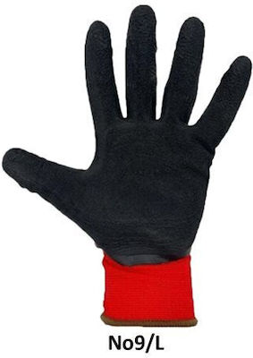 Cresman Gloves for Work Red Nitrile/Polyester