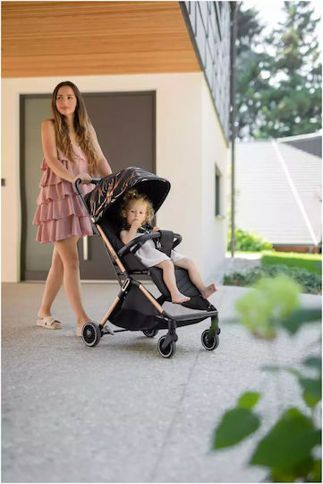 FreeOn Unique Baby Stroller Suitable for Newborn Black & Gold 6.6kg