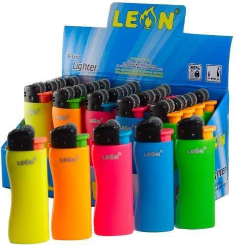 Leonflame Leon Mini Neon Colours Wave 170102 Flame Lighter (Miscellaneous Colours)