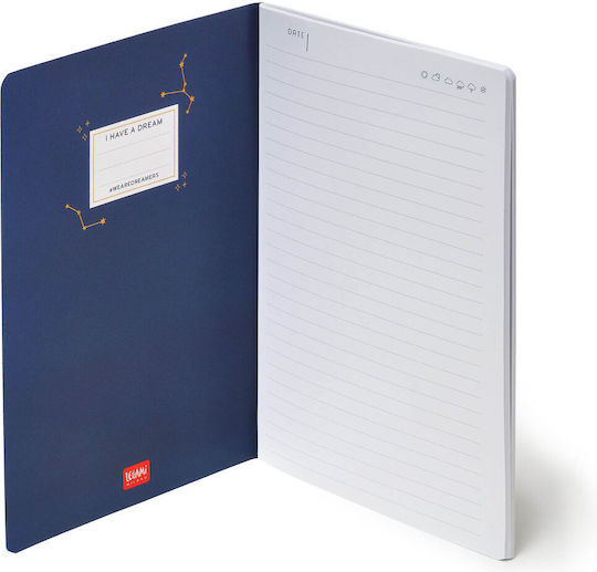 Legami Milano Notebook Ruled Blue