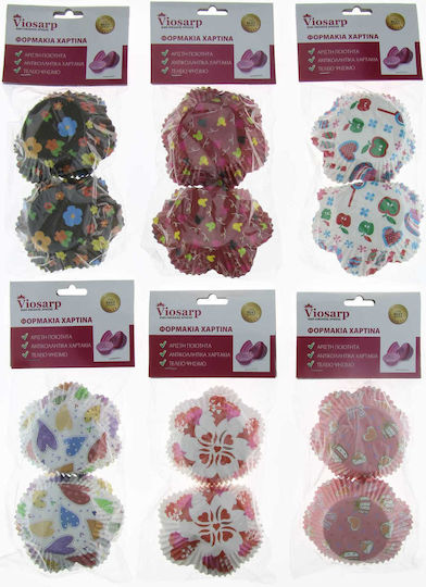 Viosarp Baking Cups for Party 50 Pieces