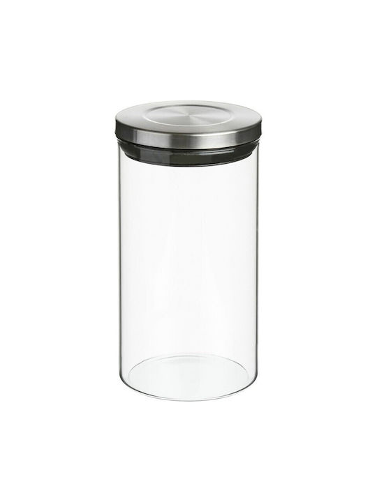 Vase General Use with Airtight Lid Glass 1000ml 1pcs