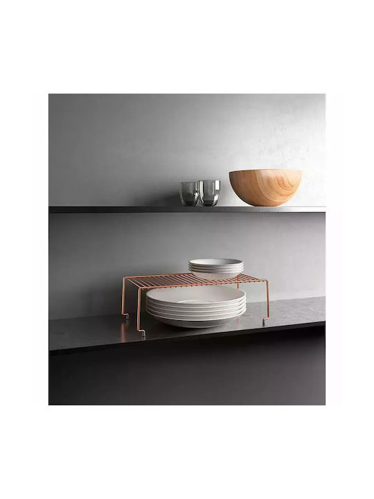 Metaltex Настолна Металик Стойка Brooklyn 41x23x15см Розово Злато