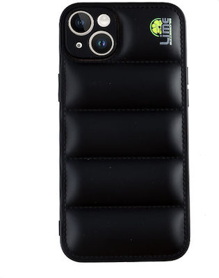 Lime Bumpy Puffer Silicone Back Cover Black (iPhone 14)