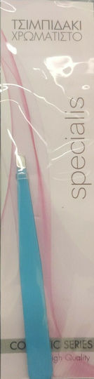 Ag Pharm Eyebrow Tweezer with Slanted Nose Specialis Blue