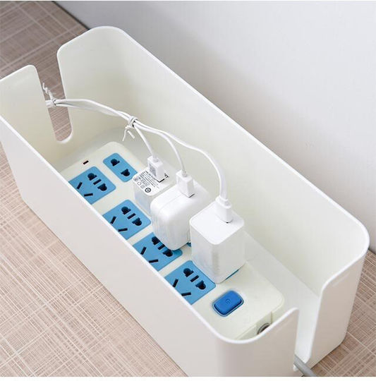 Cable Box 23.5x11.5x12 cm Λευκό AT0000944 1τμχ