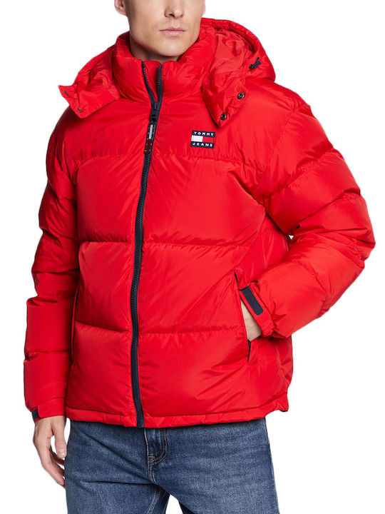 Tommy Hilfiger Jachetă Puffer Roșu