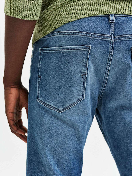 Pantaloni Jeans pentru Bărbați Albastru
