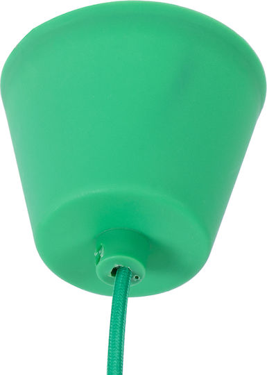 GloboStar Cablito Κρεμαστό Φωτιστικό Πράσινο με Ντουί E27 4x110x110εκ.
