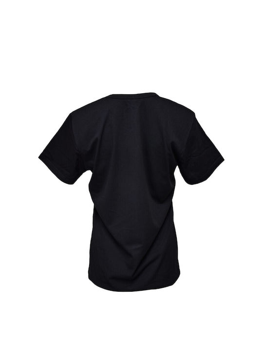 Apple Boxer Paok Men's Short Sleeve Undershirt Black