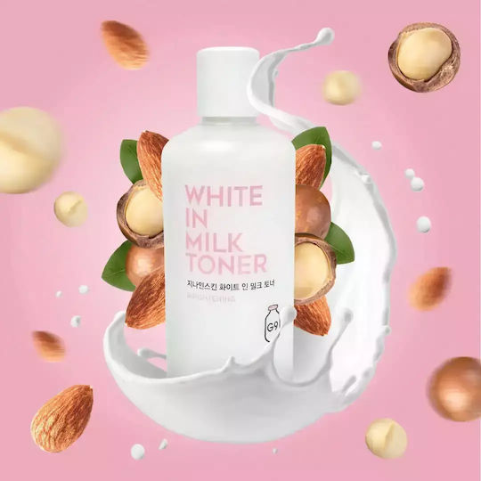 G9 Skin White In Milk Facial Toning Liquid with Rice, Ceramides & Niacinamide 300ml