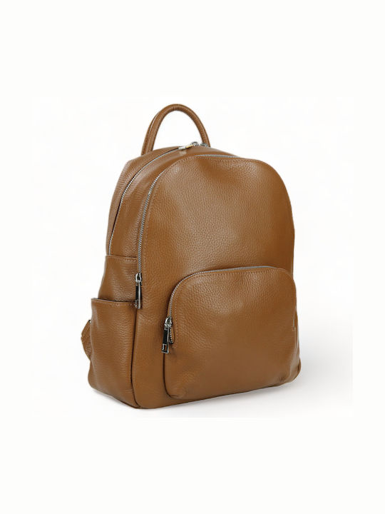 Passaggio Leather Women's Leather Backpack Tabac Brown