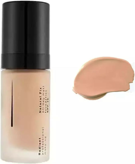 Radiant Natural Fix All Day Matt Liquid Make Up SPF15 04 Peachy Beige 30ml