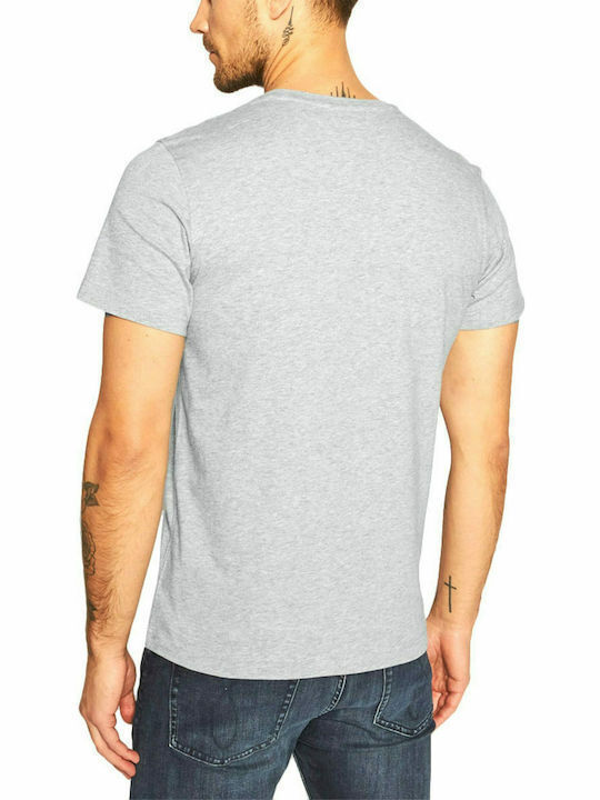 Tommy Hilfiger T-shirt Bărbătesc cu Mânecă Scurtă Gri
