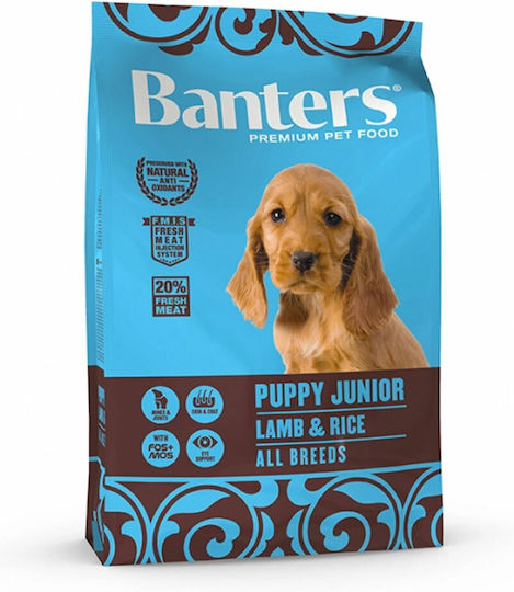 Banters Puppy Junior 15kg Dry Food for Puppies with Lamb and Rice