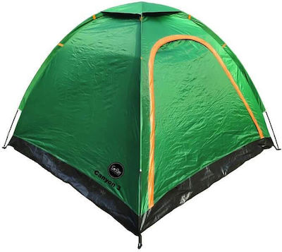 Campo Canyon 3 Camping Tent Igloo Green for 3 People 210x210x130cm